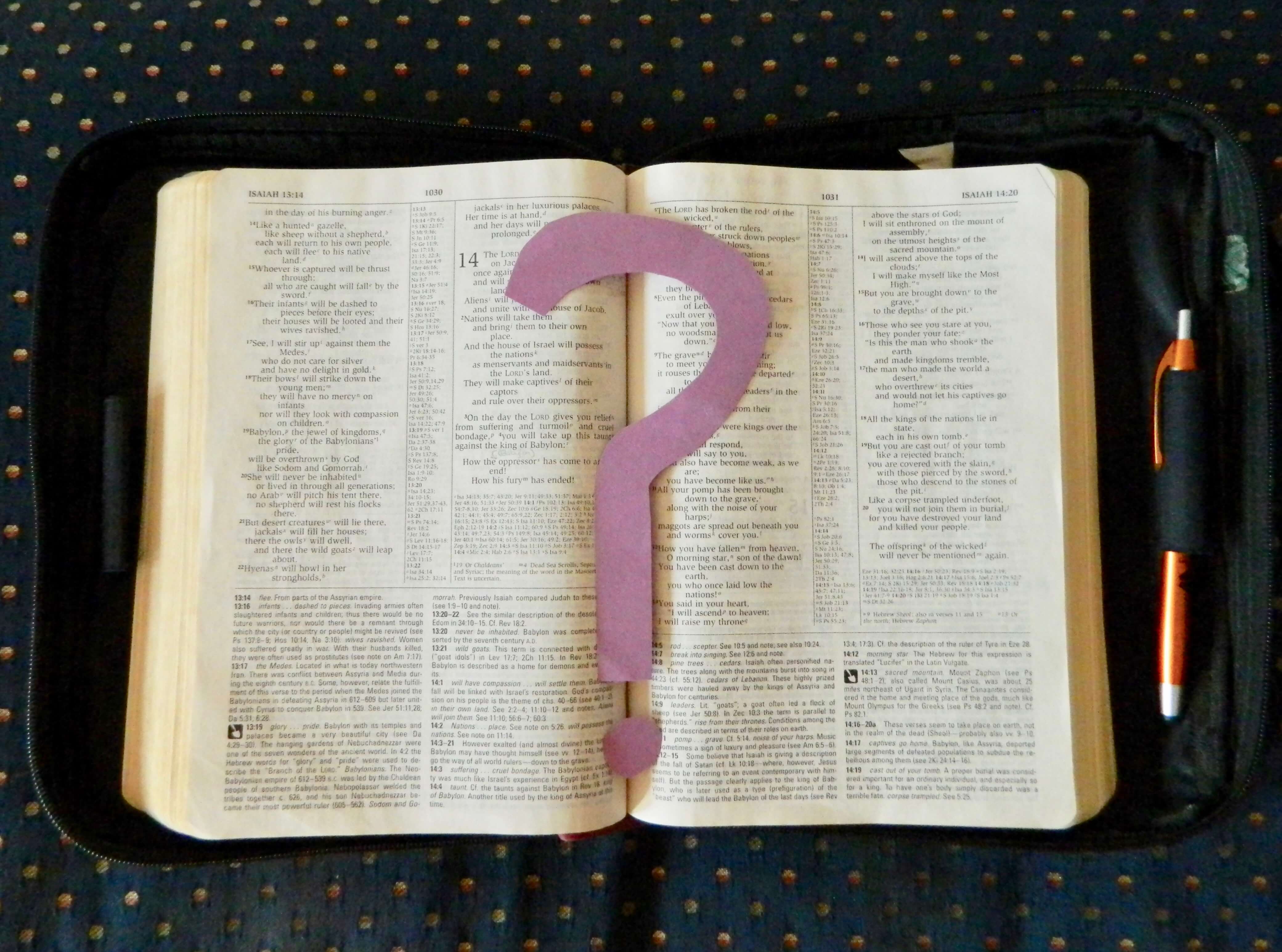 trouble understanding the Bible